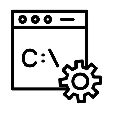 Command Prompt Vector Icon