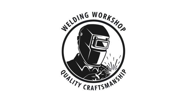 Welding Workshop Logo - Quality Craftsmanship