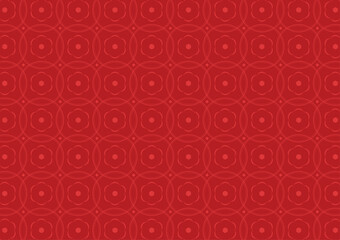 Fototapeta premium Lunar New Year Pattern - Red pattern design for Lunar or Chinese New Year.