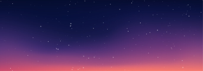 A cosmic sky spreads over peaceful farmland at night. Stars shine like lanterns in the dark. The universe feels alive and infinite. © Freesstock