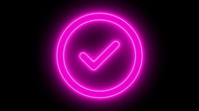 2d animation 4k checkmark, successfully done, approved sign, tick icon isolated on white background, Animated reveal of a white checkmark icon in a green circle. Isolated on a white background.