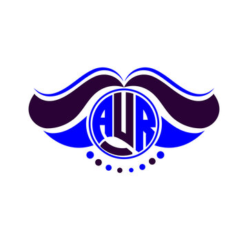 AUR letter logo creative design. AUR unique design