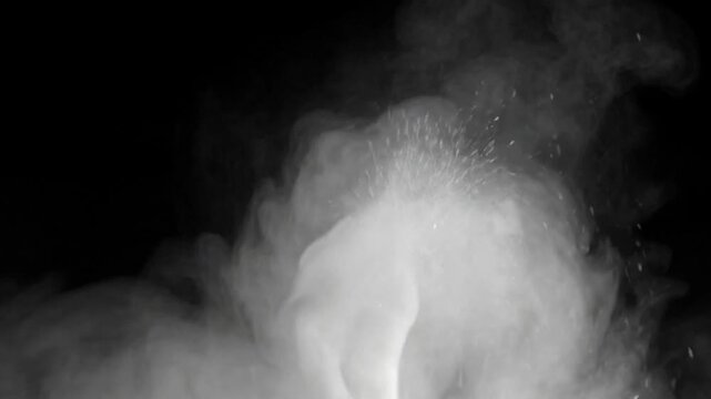 Explosive Smoke Burst Overlay