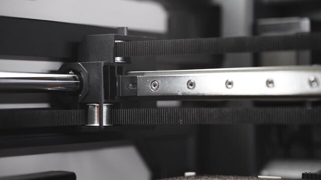 3D printer timing belt moving back and forth during active print process
