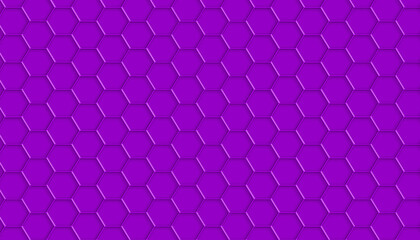 Fototapeta premium Purple grid hexagonal honeycomb embossed surface texture for decoration