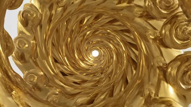 Golden spiral pattern design perfect for UI/UX elements and digital motion graphics