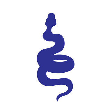 Silhouette snake