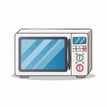 Cartoon Microwave Oven