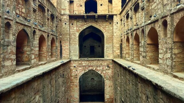 agrasen ki baoli. One of the oldest water reservoirs in Delhi.