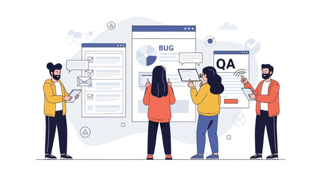 Team Collaboration for Software Debugging and QA Testing
