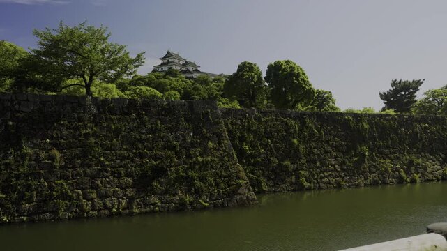 Moat of Wakayama Castle, Wakayama City, Japan「和歌山城の堀」和歌山県和歌山市
