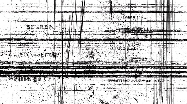 Abstract Black & White Seismograph Glitch Art Texture Chaotic Data
