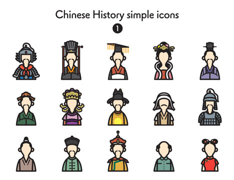 シンプルアイコン集 中国史