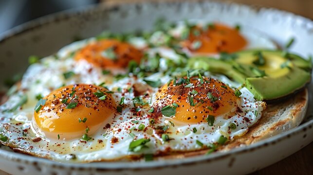 Keto breakfast bed eggs avocado coffee soft linens bright natural light cozy lifestyle aesthetic