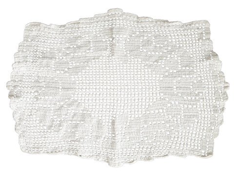 Crochet lace doily
