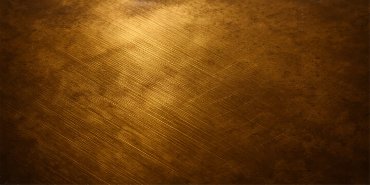 Vintage Gold Grunge Metal Texture Background
