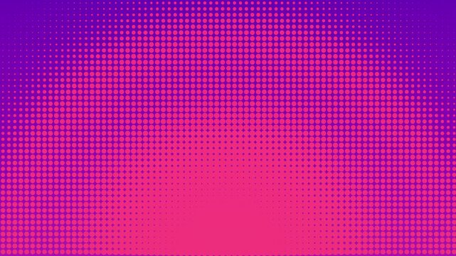 Pink purple half tone motion background