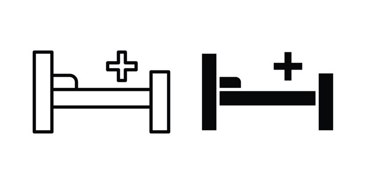 Hospital bed icon