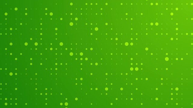 Green half tone motion background