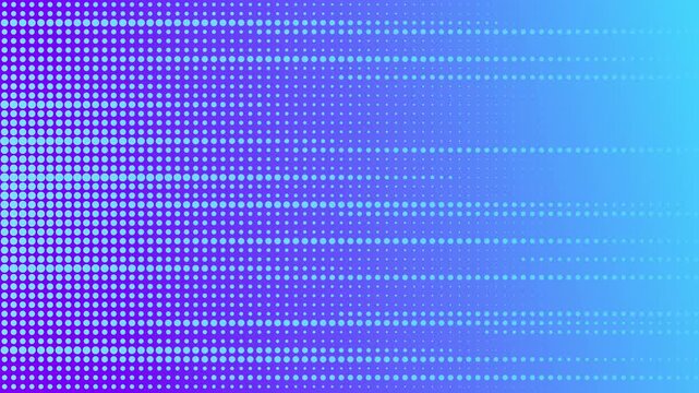 Blue half tone motion background