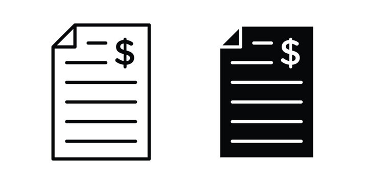 Bank statement icon