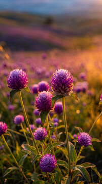 Globe Amaranth/Bunga Kenop - Gomphrena globosa