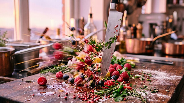Alimentos - Arte digital 4K para uso comercial