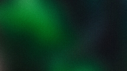 Fototapeta premium Abstract green and black gradient background with a grainy texture, perfect for modern design projects