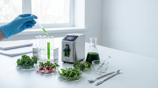 Laboratory analysis of nutritional quality in microgreens
