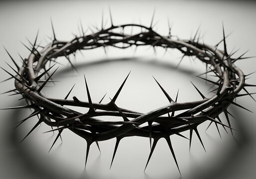 Crown of thorns representing the suffering and sacrifice of Jesus Christ