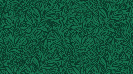 Dark green leafy foliage background pattern. © Abhinaya Project