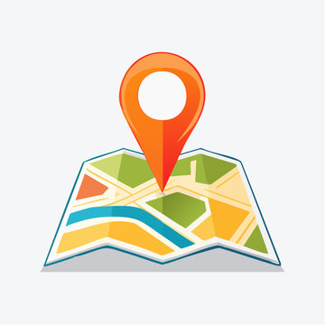 Map Pin and Location Icon