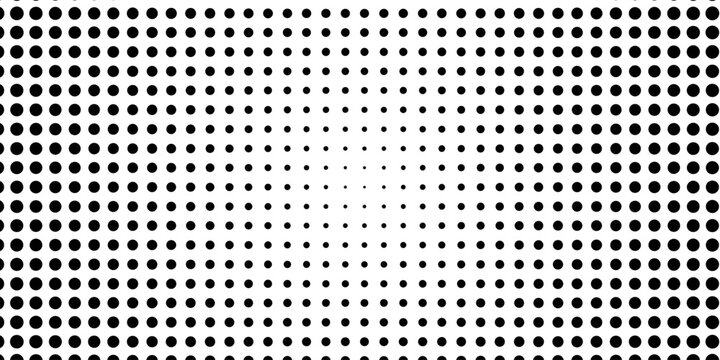 black and white abstract dot polka halftone fabric pattern metal grid vector cloth background