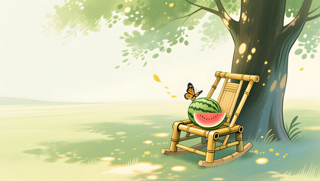 Summer Solstice Cooling Under the Tree