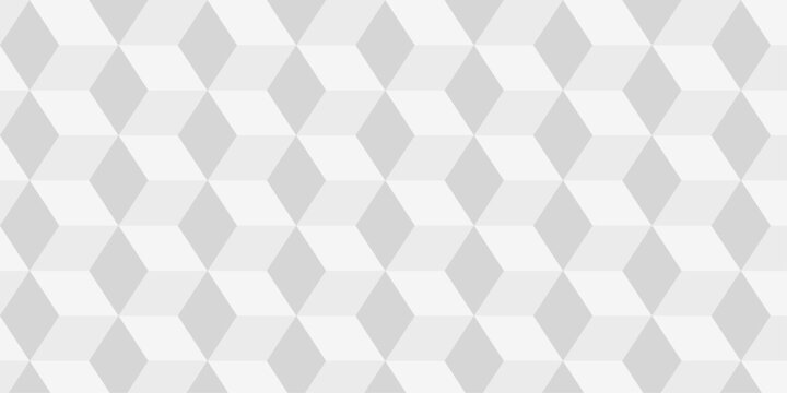 Abstract white cube grid polygon decoration block hexagon geometric texture background. block construction surface cubic wall square creative business texture backgroud.