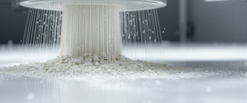 Antimony trioxide white powder applied in flame resistant polymer production