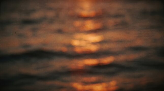 Abstract impressionist sunset water backdrop for a high end serenity app design