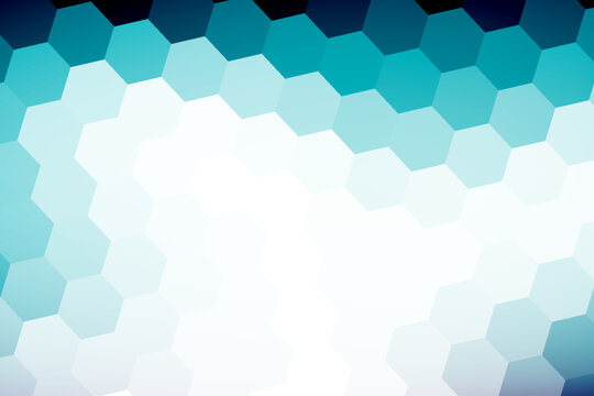 Blue Grid Mosaic Background, Creative Design Templates
