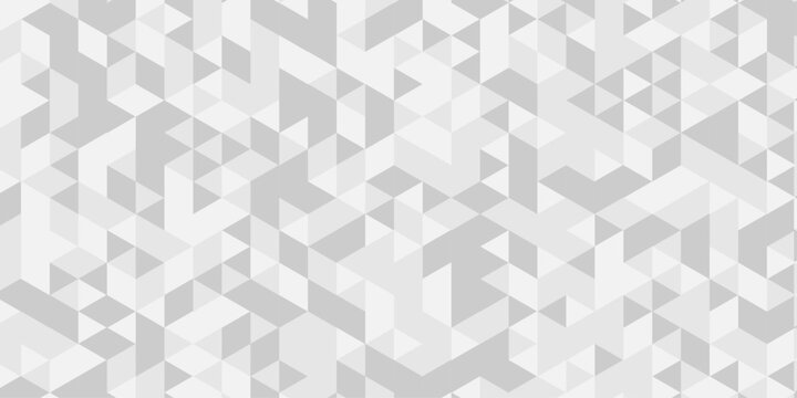 white and gray abstract low polygon banner triangle gradient web template design. background poly mosaic space tile geometric pattern.