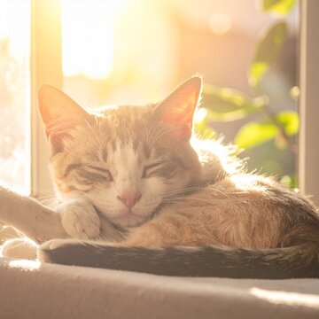 낮잠자는 고양이 sleeping cat