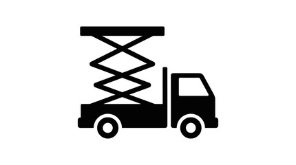 Scissor Lift Truck Icon © mbendo