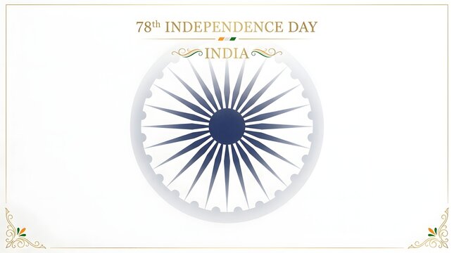 Happy independence day india 78th independence day celebration graphic