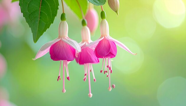 fuchsia flowers (angels earing)