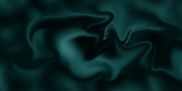 Abstract green smoot acrylic liquid background.