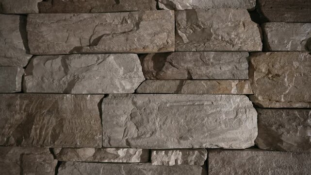 Neutral Textured Stone Backdrop. Minimalist Stone Wall With Subtle Tonal Variations For Photography
