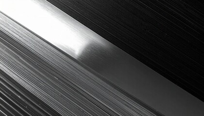 Fototapeta premium 매끄러운 금속 표면의 추상적인 질감과 패턴, 산업 및 디자인에 대한 개념