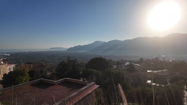 Cinematic Landscape of Palermo and Sicily from Monreale