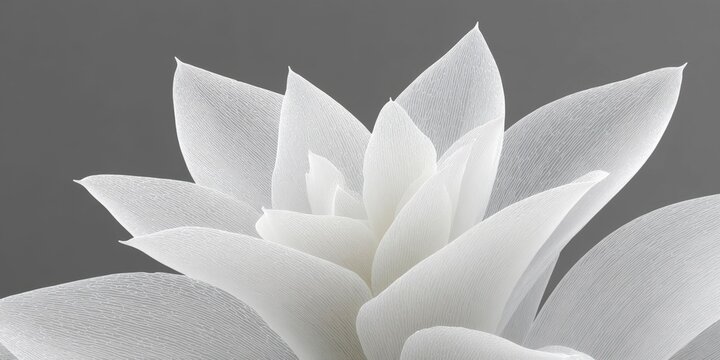 petals of an agave plant in scanning texture and monochrome color