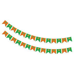 Obraz premium St. Patricks Day Flag Decoration