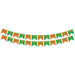 Obraz premium St. Patricks Day Flag Decoration